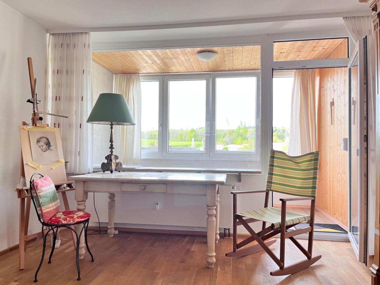 Grosszuegige Wohnung, Bergblick, Vintage Sonthofen Exteriör bild
